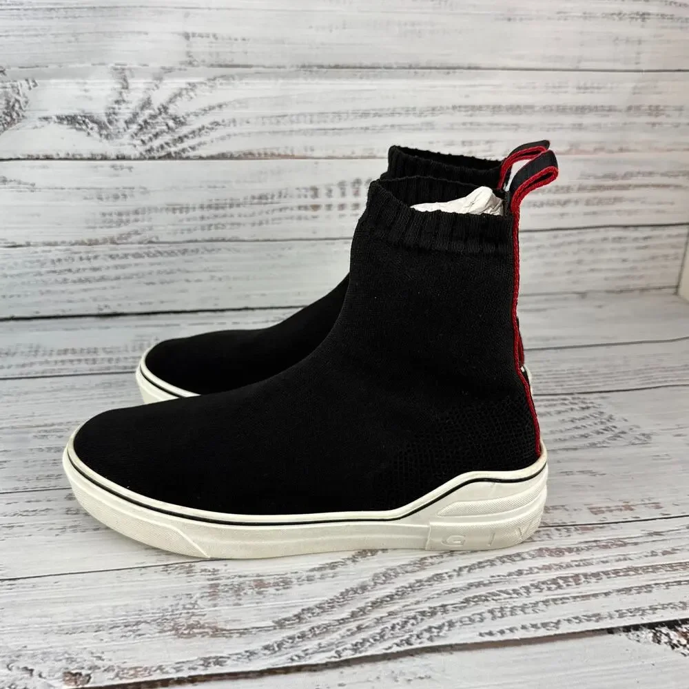 Givenchy George V Mid Sock Mens EU 40 US 7 Sneaker Black White